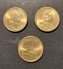 USA, 3 monete da 1 dollaro