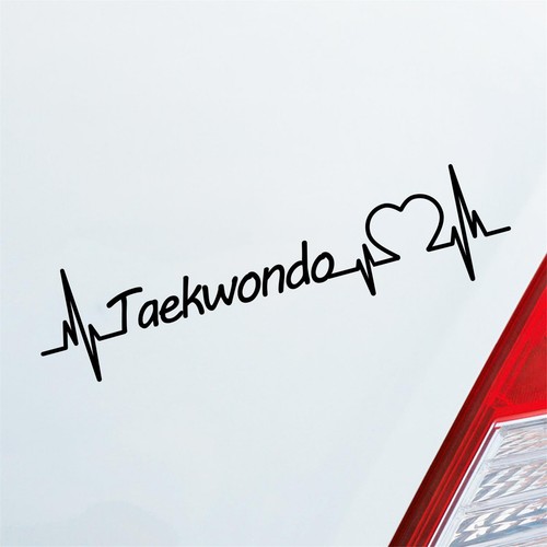 Adesivo auto taekwondo battito