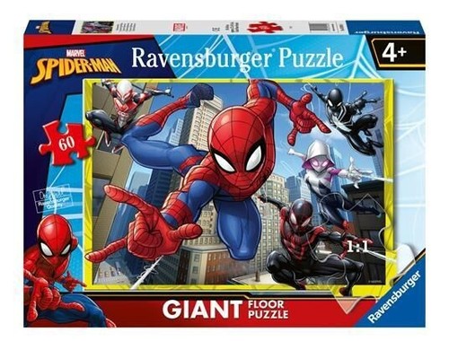 Puzzle gigante spider man 60 - puzzle, spider-man