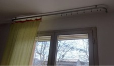 BINARIO IN ALLUMINIO CM 168 CON 2 TENDE CM 100X178 LEGGI BENE TUTTA LA DESCRIZIO