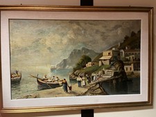 Nicolas De Corsi - Marina - Olio su tavola