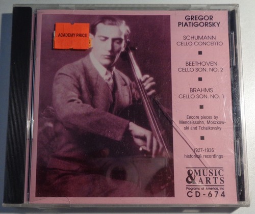 Piatigorsky schumann concerto - piatigorsky,
