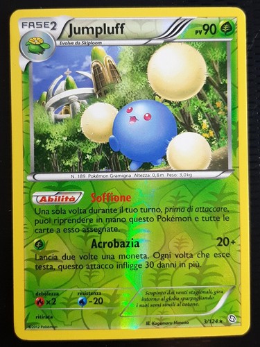 Jumpluff 124 rara reverse - 3/124,