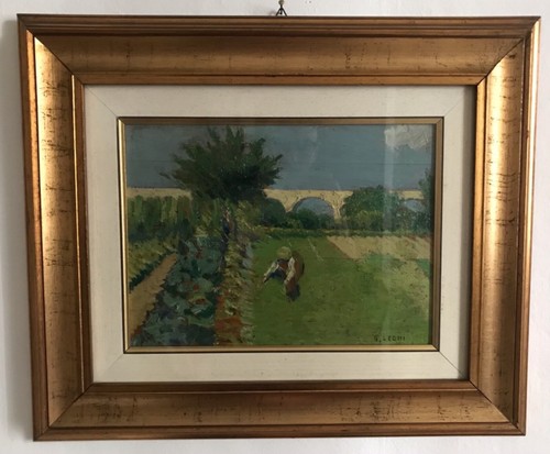 Giuseppe leoni olio tavola - giuseppe,