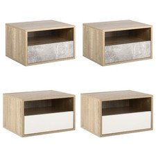 HOMCOM Set 2 Comodini Sospesi