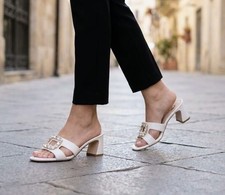 CIABATTE DA DONNA BIANCHE CON