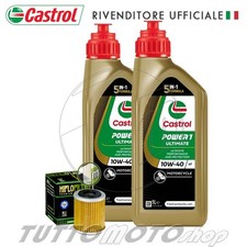 Tagliando YAMAHA WR 426 F 2000 2001 2002 - Castrol Racing 10W40 + Filtro olio