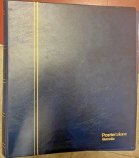 CARTELLA a 4 ANELLI MARINI "ALFA 305" BLU-Poste Italiane Filatelia