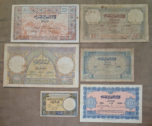 1924 marocco banconote - marocco, 6