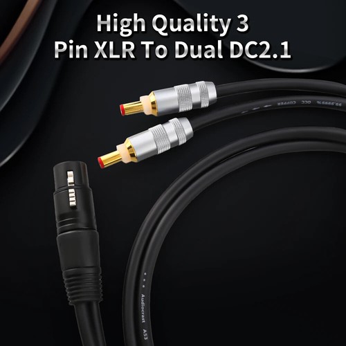 Ofc 3pin xlr femmina doppio - 3pin, a