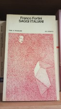 franco fortini saggi italiani