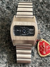 Orologio marca Buler jumping hour vintage NOS