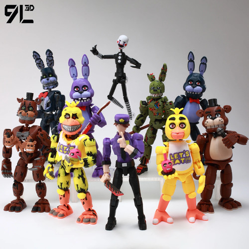 9l3d printed fnaf freddy - printed,
