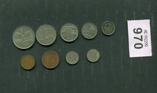 Lotto di 9 monete dello Zimbabwe e della Rhodesia