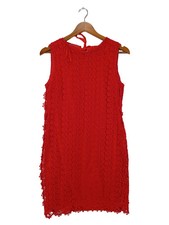 Abito donna pizzo rosso taglia