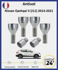 Dadi Antifurto Ruote Nissan Qashqai 2014-2021 (4 Dadi Antifurto + 2 Bussole)
