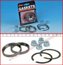 GUARNIZIONI SCARICHI MARMITTE HARLEY DAVIDSON SPORTSTER DYNA SOFTAIL TOURING HD