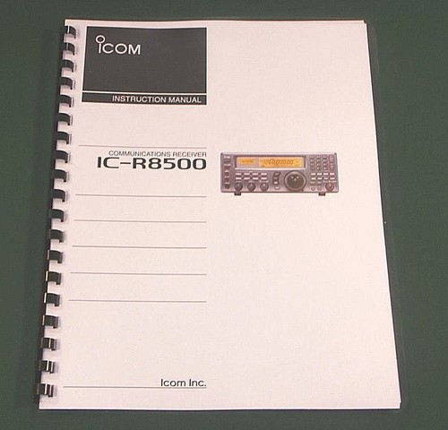 Icom r8500 manuale - ic-r8500,