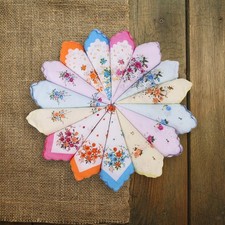 12 Fazzoletti Da Donna In