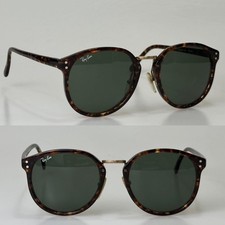 Occhiali da sole rotondi anni 90 B L Ray Ban Premier B W0864 tartaruga G 15 made in USA Baus