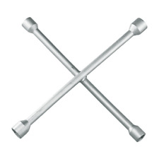 Chiave a croce per smontaggio montaggio ruote auto 17-19-21-22 mm acciaio