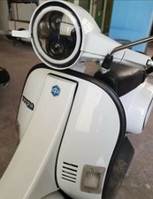 1X FARO LED MOTO H4 5.75" PER HARLEY PIAGGIO VESPA VESPONE PX BEVERLY 6000K 