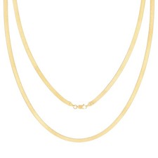 10K Oro Giallo Massiccio 4mm
