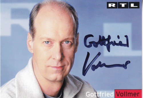 Autografo gottfried vollmer - autografo,