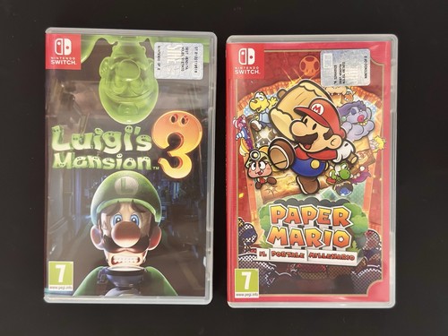 Luigi mansion paper - paper, mario