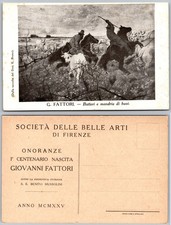 Cartolina Butteri E Mandria Di