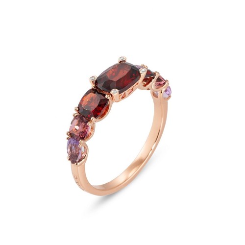 Anello oro rosa kt con - anello,
