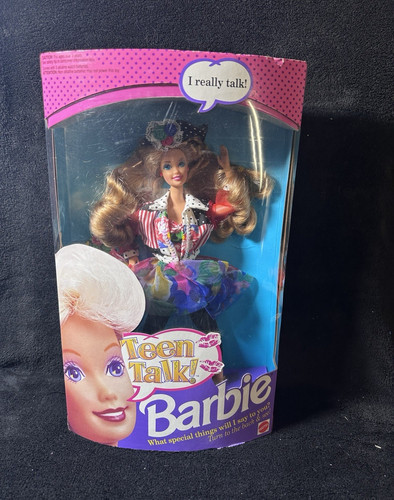Mattel 1991 teen talk barbie - mattel,