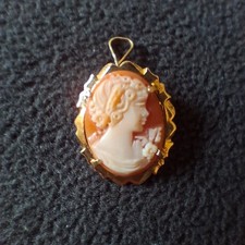 Cammeo ciondolo/spilla argento
