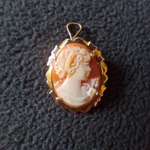 Cammeo ciondolo spilla argento - cammeo, ciondolo/spilla