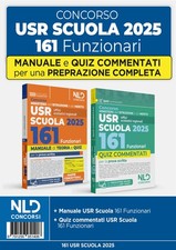 Kit concorso 161 USR Ministero dell'istruzione con manuale + quiz commentati 202