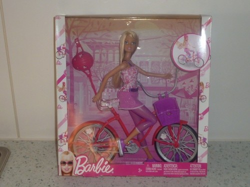 Glam bike barbie - set, bici