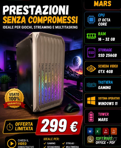 Fisso quadcore i7 - fisso, pc