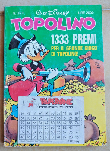 Fumetto topolino 1823 del - fumetto,