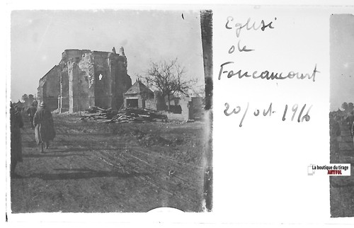 Foucaucourt chiesa placca - foucaucourt, chiesa,