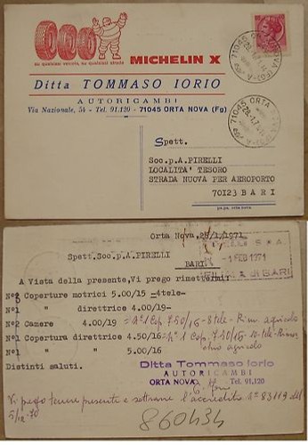 Cartolina pubblicitaria - cartolina,