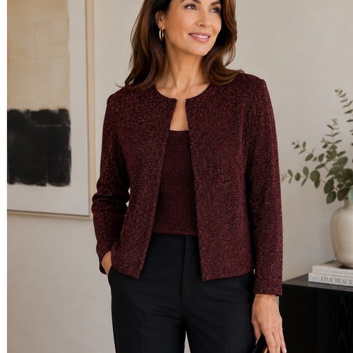 Xscape twin set cardigan - twin,