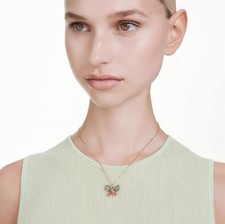 Collana cristallo farfalla