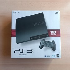 Sony PLAYSTATION 3 SLIM 160GB CON SCATOLA ORIGINALE - Console PS3 Slim Nera