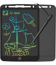Tavoletta Grafica Da Scrittura Lcd Lavagna Elettronica Disegni 12" Multicolore