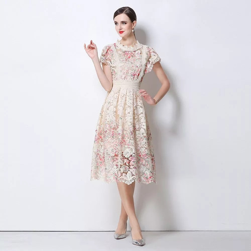 Abito midi elegante - in, pizzo