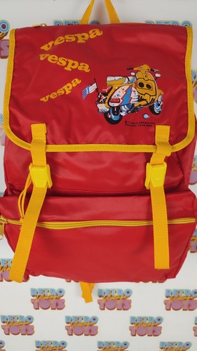 Zaino rosso arancio vespa - zaino,