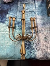 Grande Applique In Ottone Anni