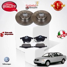 KIT 4 PASTIGLIE E 2 DISCHI ANTERIORI VOLKSWAGEN PASSAT 1.9 TDI130CV DAL2000-2005