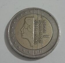 Moneta 2 Euro Paesi Bassi Beatrix Koningin Der Nederlanden 2000 Olanda