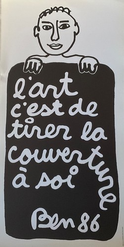 Ben vautier guttuso warhol - vautier, (guttuso